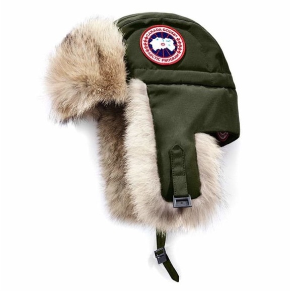 Canada Goose Men’s Aviator Hat – Style 5187MColor: Military Green